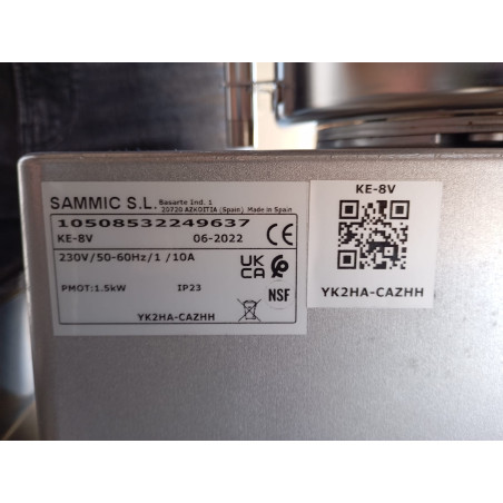 CORTADOR – EMULSIONADOR – TEXTURIZADOR SAMMIC KE-8V