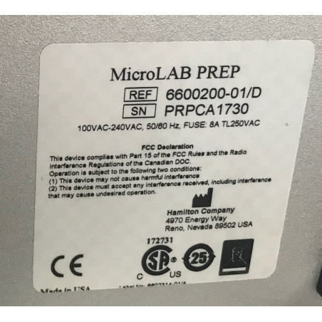 HAMILTON MicrolabPrep