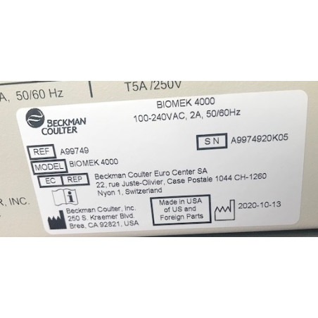 BECKMAN BIOMEK4000