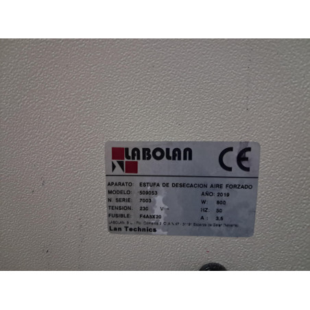 Estufa de secación aire forzado 50L - Lan Technics