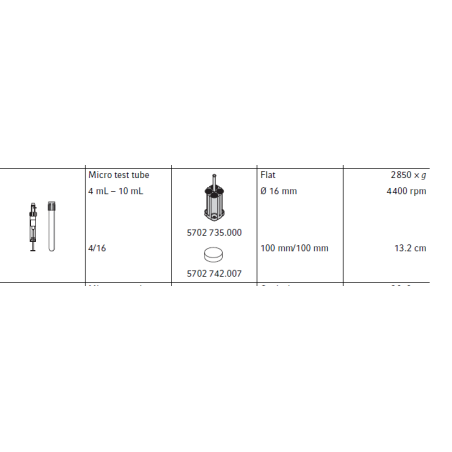 Centrifuga refrigerada Eppendorf AR 5702 - Capacidad Máx. 4x100 ml