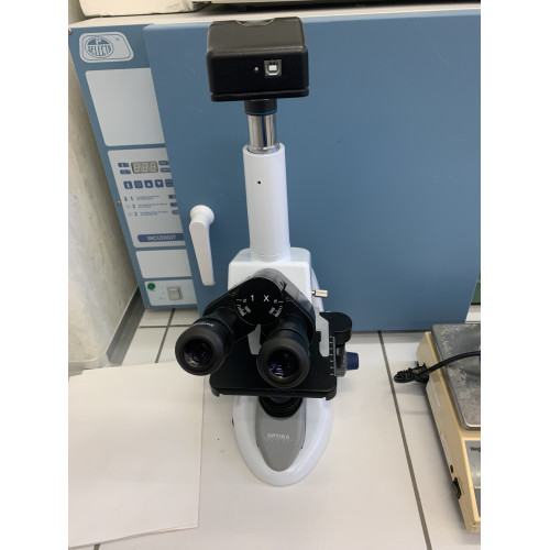 Microscopio Trinocular Profesional OPTIKA + Cámara
