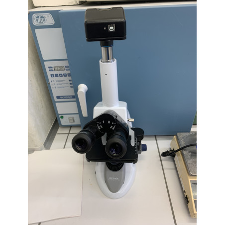 Microscopio Trinocular Profesional OPTIKA + Cámara